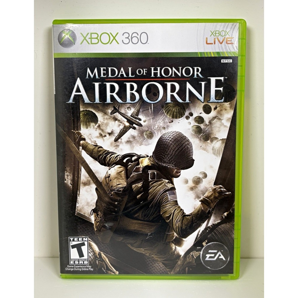 Medal of Honor: Airborne Xbox 360 Complete w/ Case Manual Disc Multiplayer